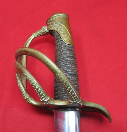  French 1822 Light Cavalry Sabre, Officers Model, Manceau Paris 1823 — image 2