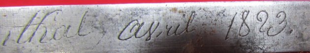  French 1822 Light Cavalry Sabre, Officers Model, Manceau Paris 1823 — image 7