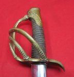 French 1822 Light Cavalry Sabre, Officers Model, Manceau Paris 1823