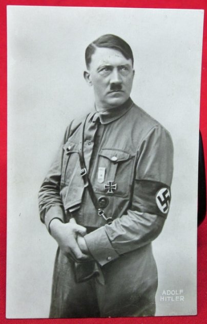  German WWII Postcard, Brownshirt Hitler — image 2