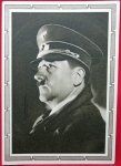 German WWII Postcard, Hitler, Pre-Stamped Reverse