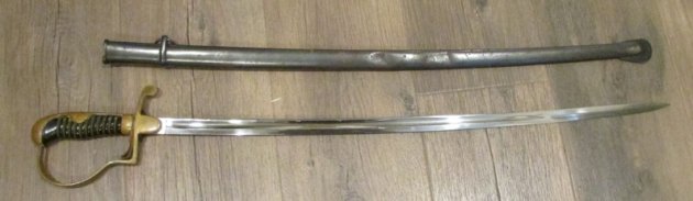  German WWII Army Enlisted Issue Sword, Matching Numbers, Carl Eickhorn 1935 — image 6