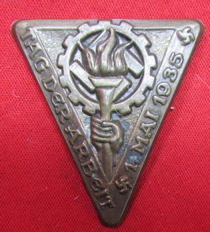  German WWII Tinnie, DAF Tag Der Arbeit Mai 1935 — image 2