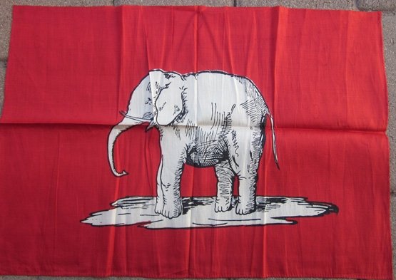  Kingdom of Siam (Thailand) Silk Flag, 12 x 17 inches — image 2