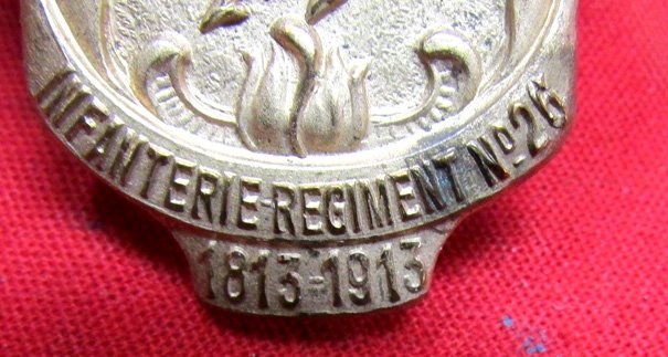 German 26th Infantry Regiment Anniversary Badge, 1813-1913 — image 3
