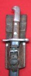 Swiss, M1911 Schmidt-Rubin Rifle Bayonet and Frog, Waffenfabrik Neuhausen
