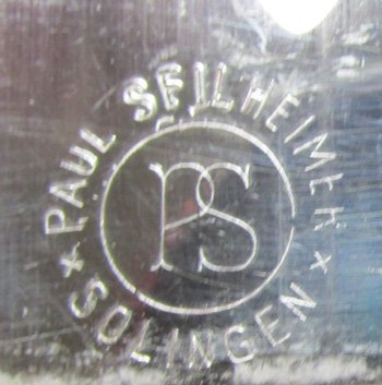  German WWII Fireman's Bayonet, Paul Seilheimer Mfg. — image 5