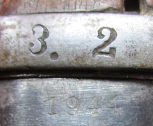  German WWI S84/98 Bayonet, WWII Scabbard, Heller Marienthal Mfg — image 3