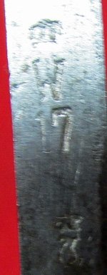  German WWI S84/98 Bayonet, WWII Scabbard, Heller Marienthal Mfg — image 6