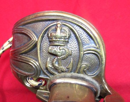  British WWI-WWII, Royal Navy Officers Sword & Knot, Shannon & Sons, Devenport — image 3