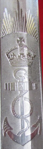  British WWI-WWII, Royal Navy Officers Sword & Knot, Shannon & Sons, Devenport — image 7