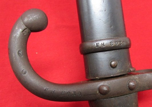  French M1874 Gras Bayonet St Etienne 1876, Non-Matching — image 4