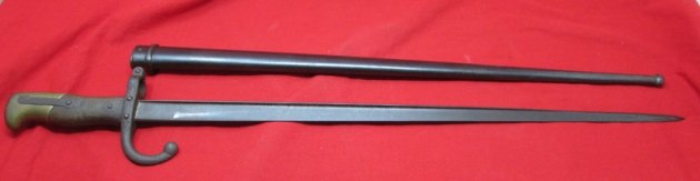  French M1874 Gras Bayonet St Etienne 1876, Non-Matching — image 6