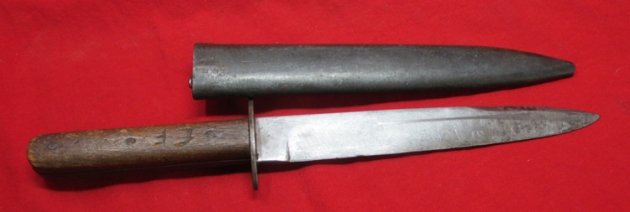  Austrian WWI Fighting Knife & Sheath — image 4