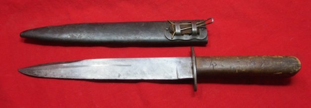  Austrian WWI Fighting Knife & Sheath — image 5