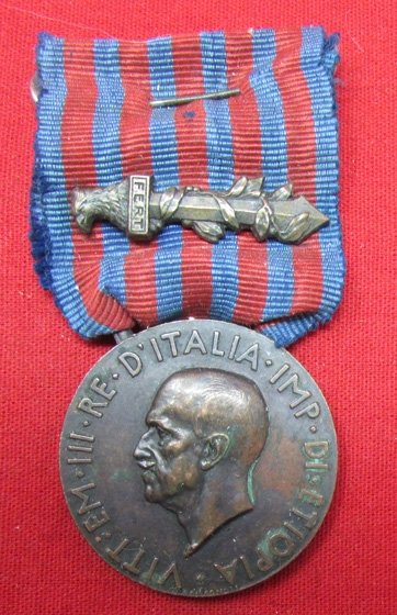  Italian WWII East Africa Campaign Medal, Orientale Medal — image 2