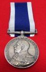 British WWI, Royal Navy Long Service Medal, HMS Irresistable March …
