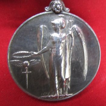  British 1918 General Service Medal, Palestine Clasp, York & Lancaster — image 4
