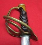 French 19th Century Infantry Officers Sword, Barre, Paris