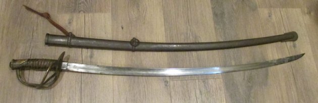 US Civil War M1860 Ames Cavalry Sword, 1863 — image 3