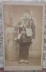 French 2nd Empire 1870 Era CDV, Enlisted Trumpeter