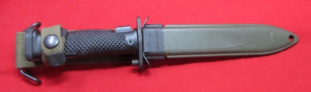  US Cold War M5A1 Bayonet & Scabbard, W-Germany Marked — image 2