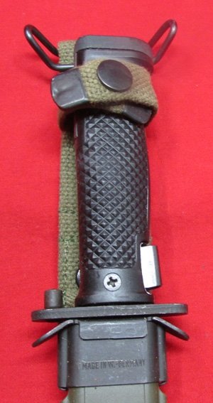  US Cold War M5A1 Bayonet & Scabbard, W-Germany Marked — image 3