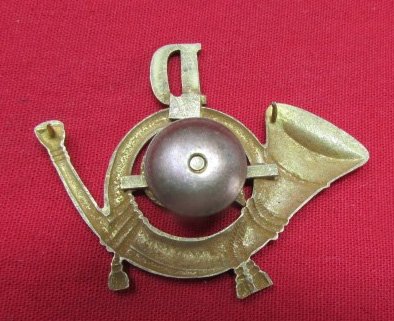  US Indian War, SAW Era Field Music Hat Insignia, 29th Infantry, Company D — image 3