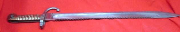  Belgian M1868 Pioneer Bayonet, Sawback — image 2