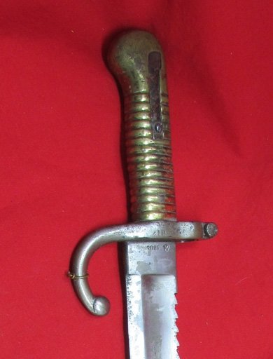  Belgian M1868 Pioneer Bayonet, Sawback — image 7