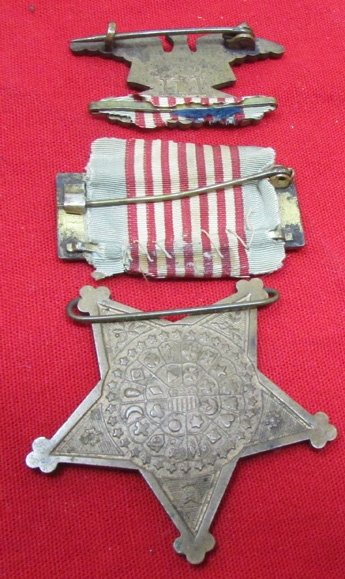  US Post Civil War, GAR Membership Medal, Past Officer, Numbered Edge — image 3