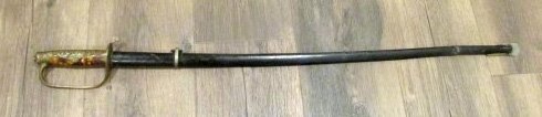  Chinese WWII Nationalist Army Officers Sword — image 3