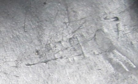  German WWII Luftwaffe M1935 Double Decal Helmet, ET64, WERKSTATT — image 7