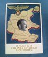 German WWII Ein Volk, Ein Reich, Ein Fuhrer Postcard 1938