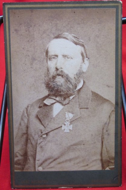  German Franco Prussian War CDV, Non-Combatant Iron Cross 2nd Class Winner — image 2