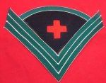 US Indian War Era Hospital Steward Chevrons, 1887-1901, Single