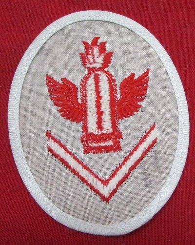  WWII Kriegsmarine Sleeve Rate, Gun Captain, Light Flak Artillery — image 3