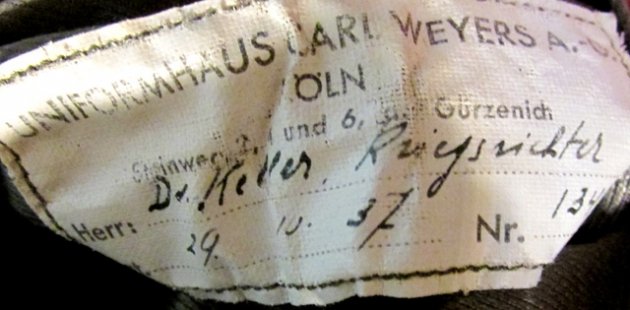  German WWII Army Officer M1936 Overcoat, Identified — image 6