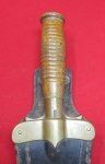 US Indian War Era, M1880, Hunting Knife, Brass Guard, Springfield …