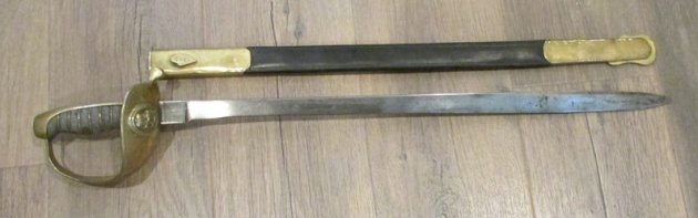  Danish 1882 Pattern Navy Cutlass, WKC Solingen Mfg. — image 5