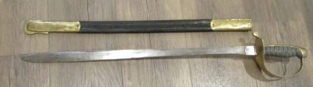  Danish 1882 Pattern Navy Cutlass, WKC Solingen Mfg. — image 6