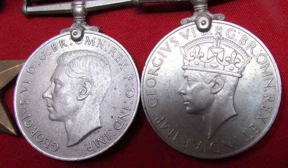  British WWII 5 Place Medal Bar, North Africa-Italy Veteran — image 3