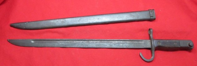  Japanese WWII Type 30 Bayonet & Scabbard, Kokura Hourglass — image 6