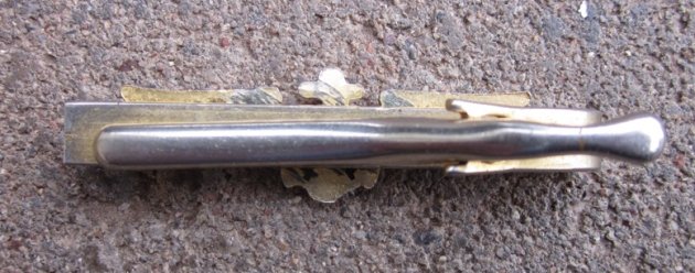  US Post WWII Era Navy Aviator Tie Bar, H-H Logo — image 4