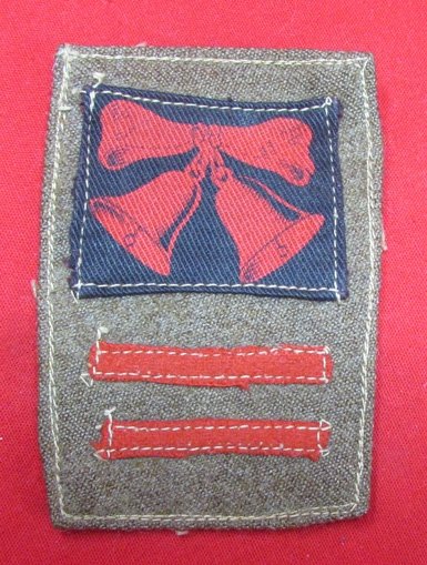  British WWII London Division Formation Sign Removed from Uniform — image 2