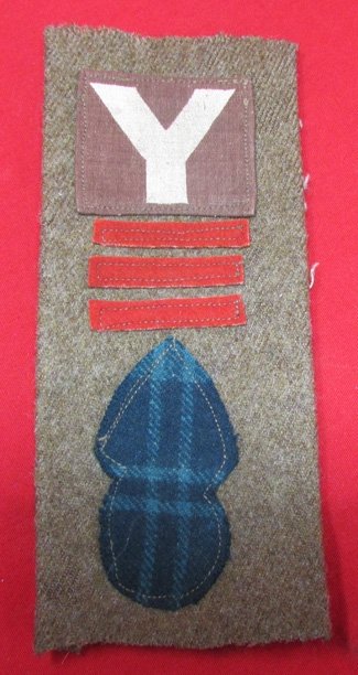  British WWII Formation Sign, 5th Division, Highland Unit — image 2