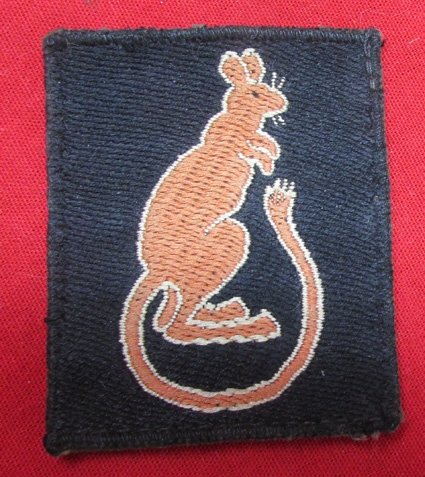  British WWII 7th Armored Division Formation Sign Desert Rats 2nd Pattern — image 2