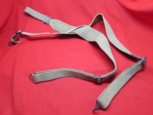  US WWI M1918 Cartridge Belt Suspenders MILLS Mfg. 1918 — image 2