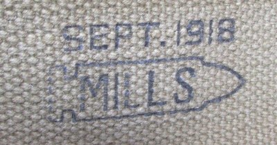 US WWI M1918 Cartridge Belt Suspenders MILLS Mfg. 1918 — image 3