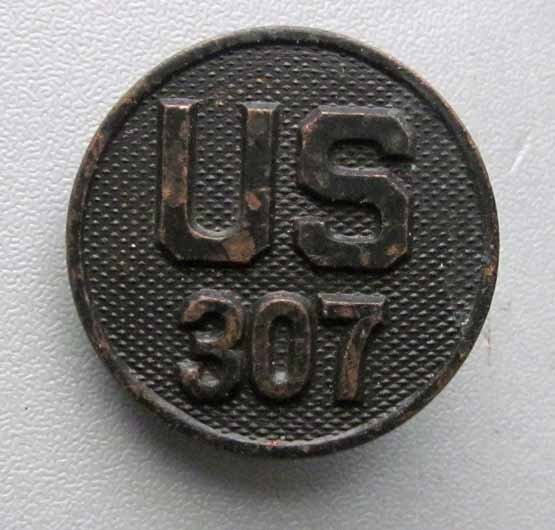  US WWI Type 1 Collar Disc, US 307 — image 2
